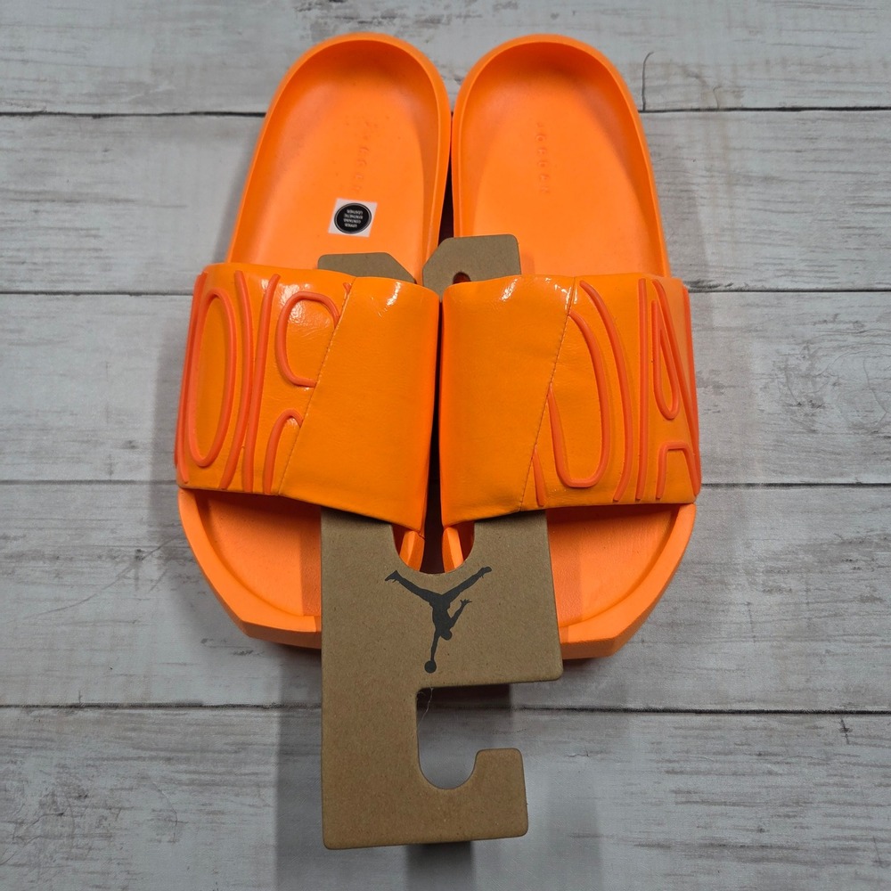 Jordan Nola Slide Women 6‎ Orange CZ8027-800 Sandal Slip On Bright Citrus Orange
